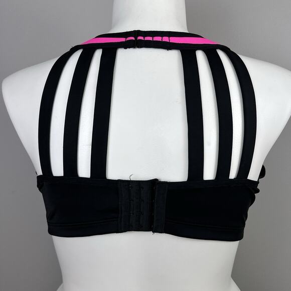 Livi Active Molded Underwire High Impact Bra Size 44D Pink Black Sports Bra New - Picture 4 of 7